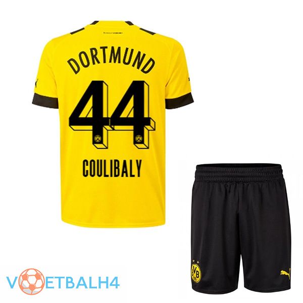 Dortmund BVB (Coulibaly 44) kinderen voetbal jersey thuis geel 2022/2023