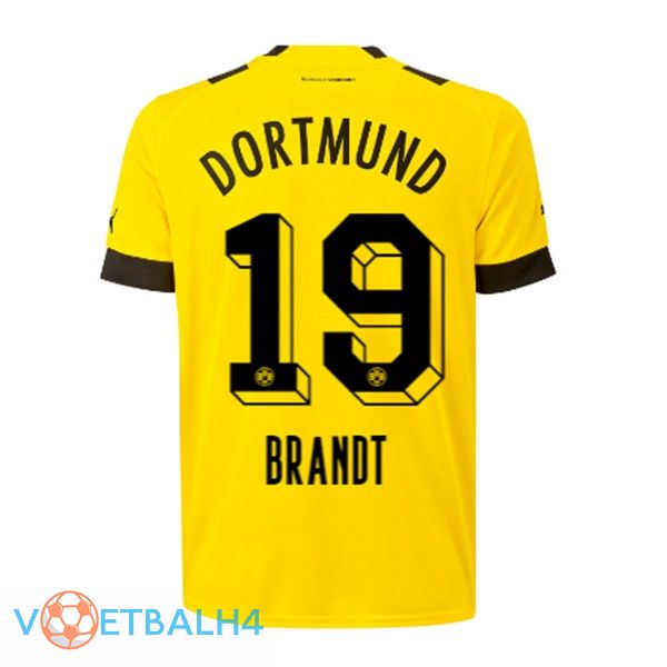 Dortmund BVB (Brandt 19) jersey thuis geel 2022/2023