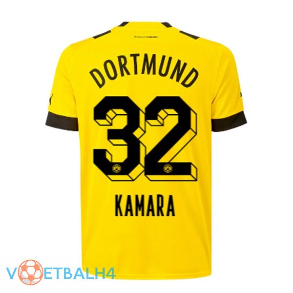 Dortmund BVB (Kamara 32) jersey thuis geel 2022/2023