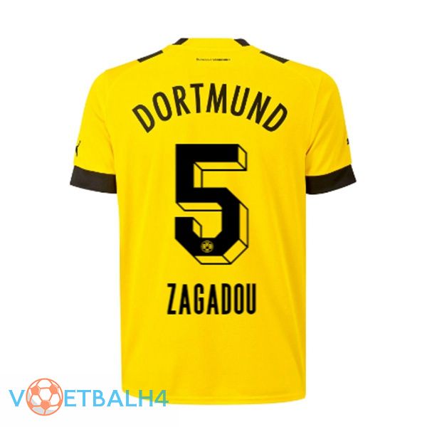 Dortmund BVB (Zagadou 5) jersey thuis geel 2022/2023