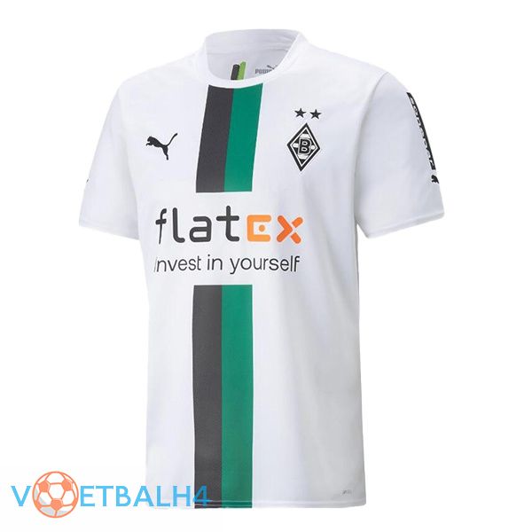 Monchengladbach voetbal jerseys thuis wit 2022-2023