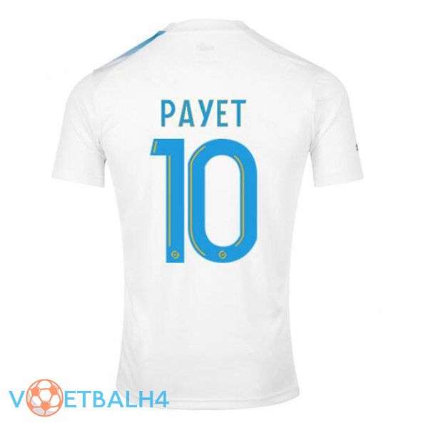 Marseille OM (PAYET 10) voetbal jersey Nr. 30 jubileum editie wit blauw 2022/2023