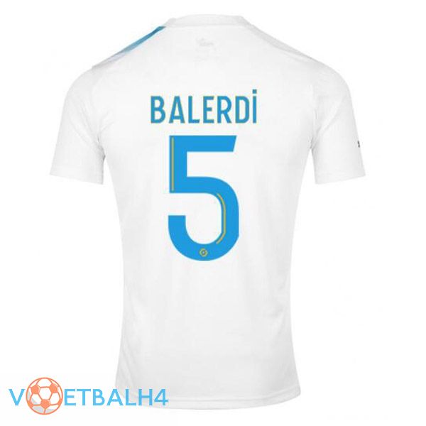 Marseille OM (BALERDI 5) voetbal jersey Nr. 30 jubileum editie wit blauw 2022/2023