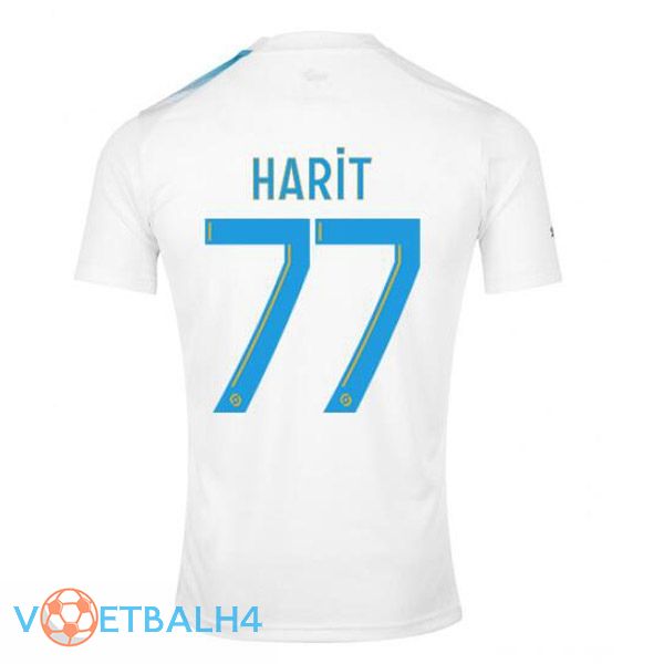 Marseille OM (HARIT 77) voetbal jersey Nr. 30 jubileum editie wit blauw 2022/2023