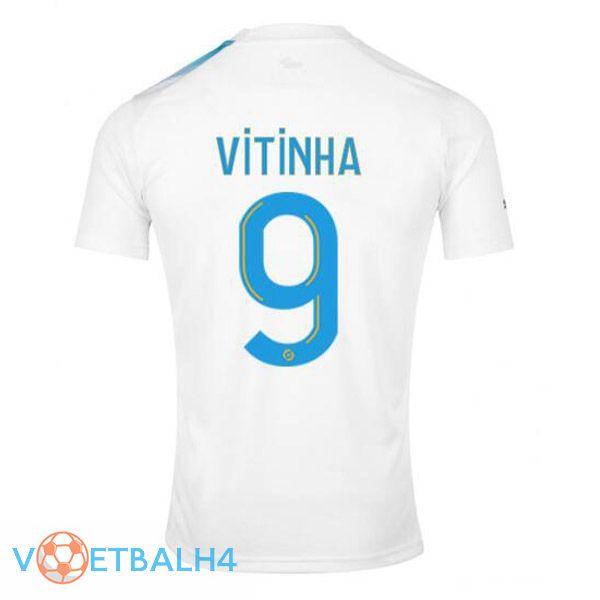 Marseille OM (VITINHA 9) voetbal jersey Nr. 30 jubileum editie wit blauw 2022/2023