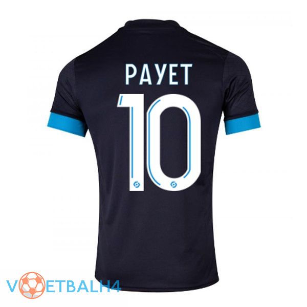 Marseille OM (PAYET 10) voetbal jersey uit zwart 2022/2023