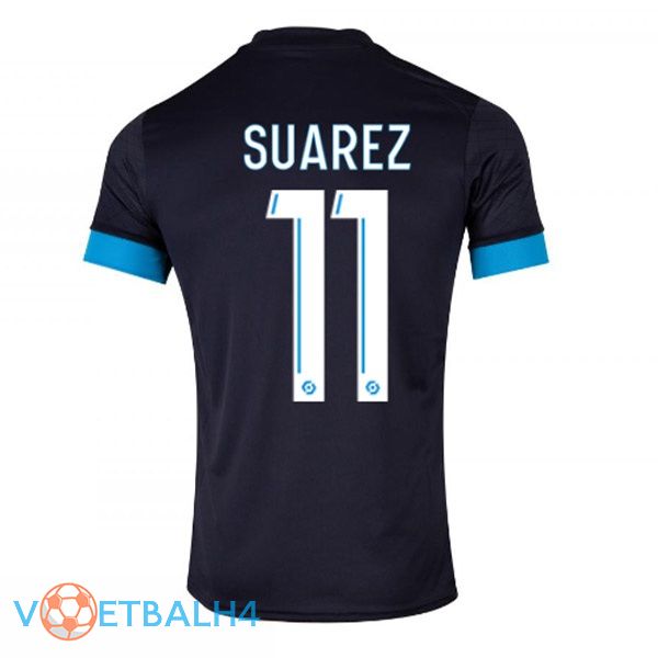 Marseille OM (L SUAREZ 11) voetbal jersey uit zwart 2022/2023