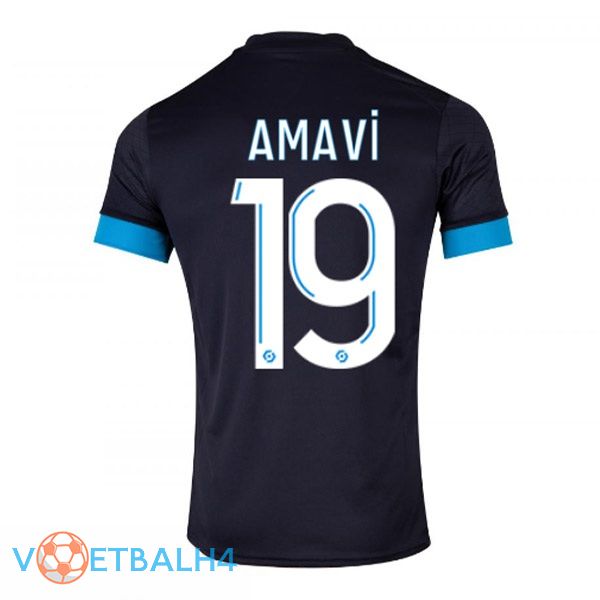 Marseille OM (AMAVI 19) voetbal jersey uit zwart 2022/2023