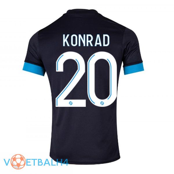 Marseille OM (KONRAD 20) voetbal jersey uit zwart 2022/2023