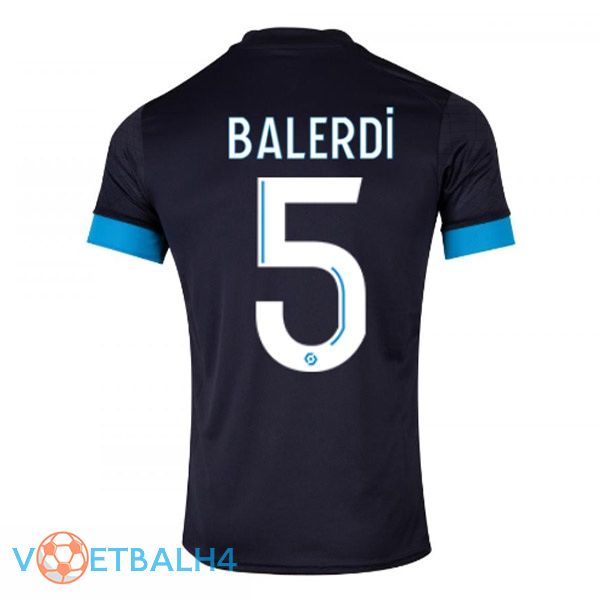 Marseille OM (BALERDI 5) voetbal jersey uit zwart 2022/2023