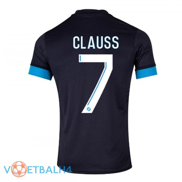 Marseille OM (CLAUSS 7) voetbal jersey uit zwart 2022/2023