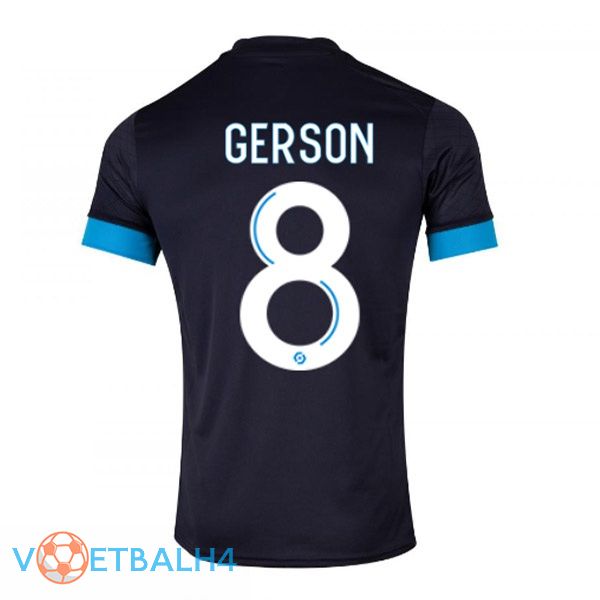 Marseille OM (GERSON 8) voetbal jersey uit zwart 2022/2023