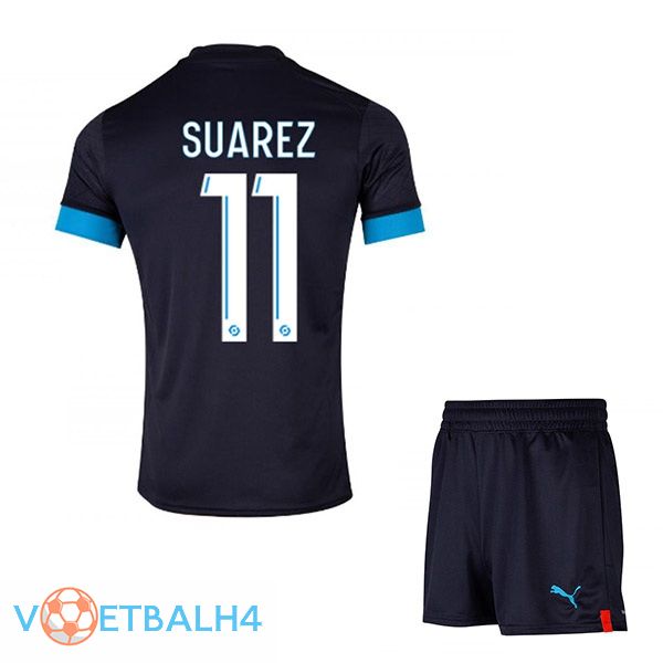 Marseille OM (L SUAREZ 11) kinderen voetbal jersey uit zwart 2022/2023