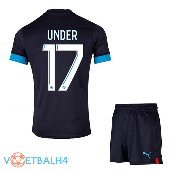 Marseille OM (UNDER 17) kinderen voetbal jersey uit zwart 2022/2023