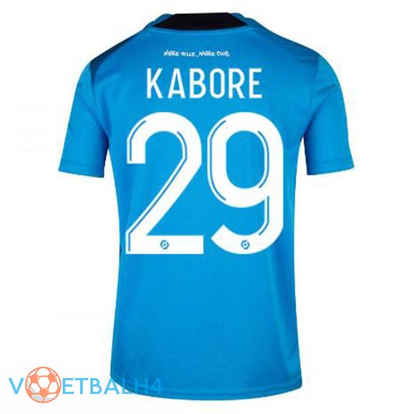 Olympique de Marseille (KABORE 29) voetbal jerseys derde blauw 2022-2023