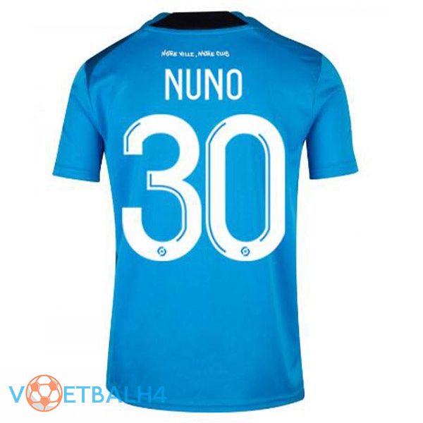 Olympique de Marseille (NUNO 30) voetbal jerseys derde blauw 2022-2023