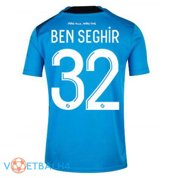 Olympique de Marseille (BEN SEGHIR 32) voetbal jerseys derde blauw 2022-2023