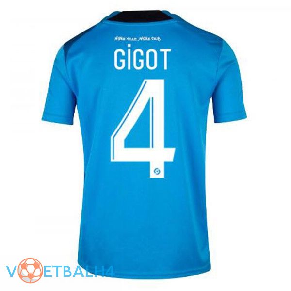 Olympique de Marseille (GIGOT 4) voetbal jerseys derde blauw 2022-2023