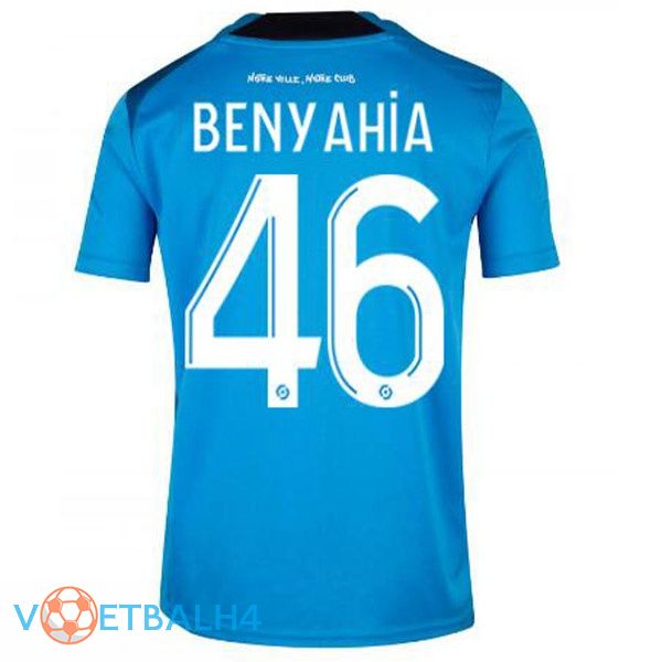 Olympique de Marseille (BENYAHIA 46) voetbal jerseys derde blauw 2022-2023