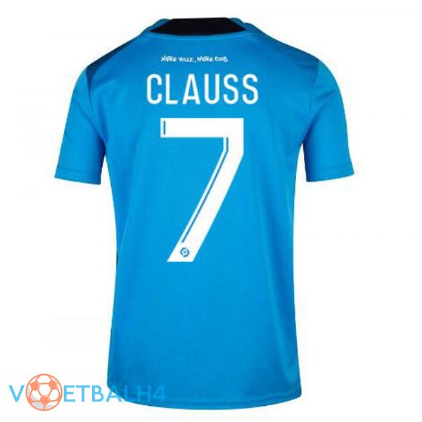 Olympique de Marseille (CLAUSS 7) voetbal jerseys derde blauw 2022-2023