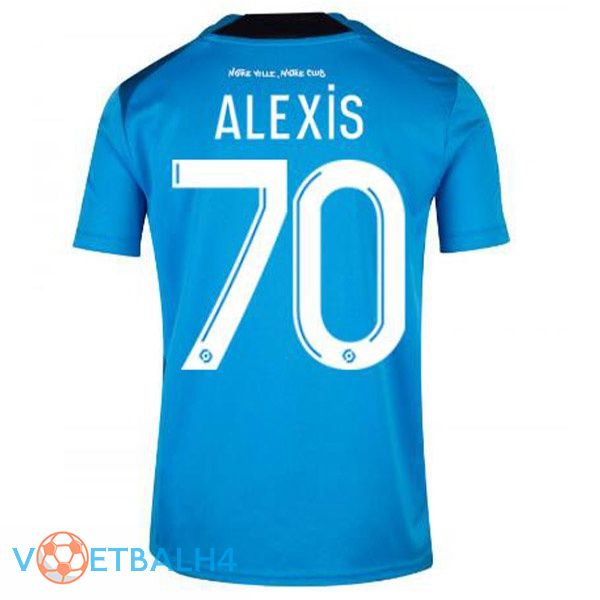 Olympique de Marseille (ALEXIS 70) voetbal jerseys derde blauw 2022-2023