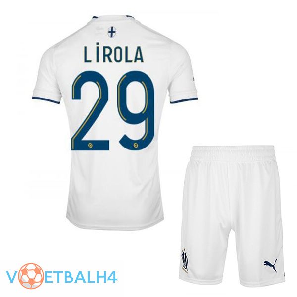 Olympique de Marseille (LIROLA 29) kinderen voetbal jerseys thuis wit 2022-2023