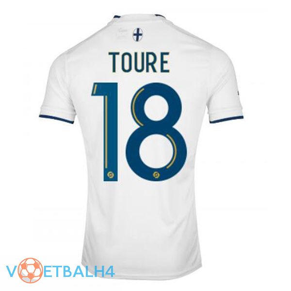 Olympique de Marseille (TOURE 18) voetbal jerseys thuis wit 2022-2023