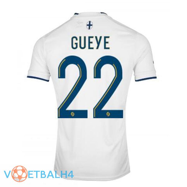 Olympique de Marseille (GUEYE 22) voetbal jerseys thuis wit 2022-2023