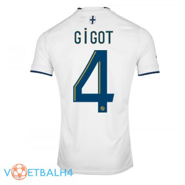 Olympique de Marseille (GIGOT 4) voetbal jerseys thuis wit 2022-2023