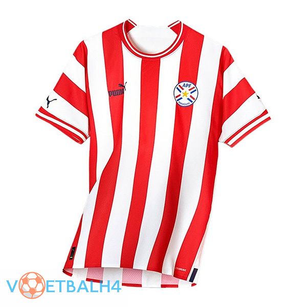 Paraguay jersey thuis rood wit 2022/2023