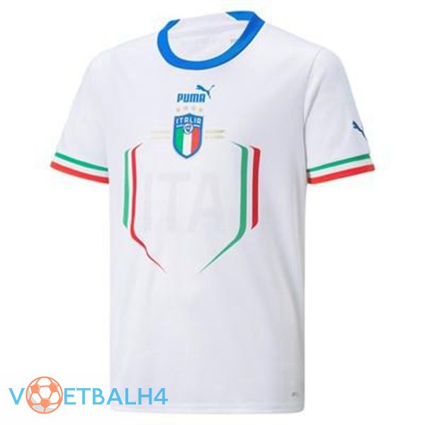 Italië voetbal jerseys uit wit 2022-2023