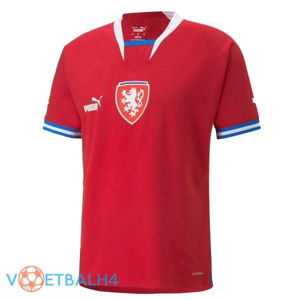 Tsjechië voetbal jerseys thuis rood 2022-2023