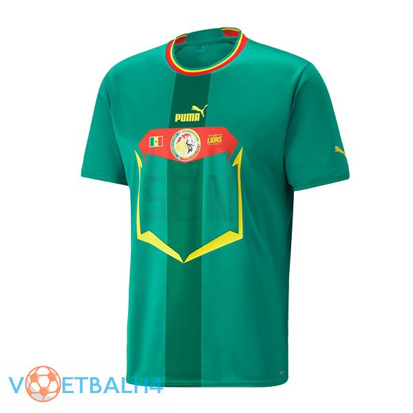 Senegal voetbal jerseys uit groente 2022-2023