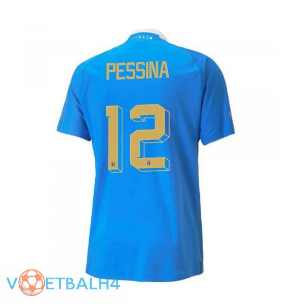 Italië（Pessina 12）voetbal jersey thuis blauw 2022/2023