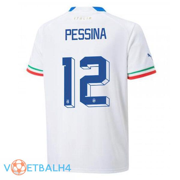 Italië (Pessina 12) voetbal jerseys uit wit 2022-2023