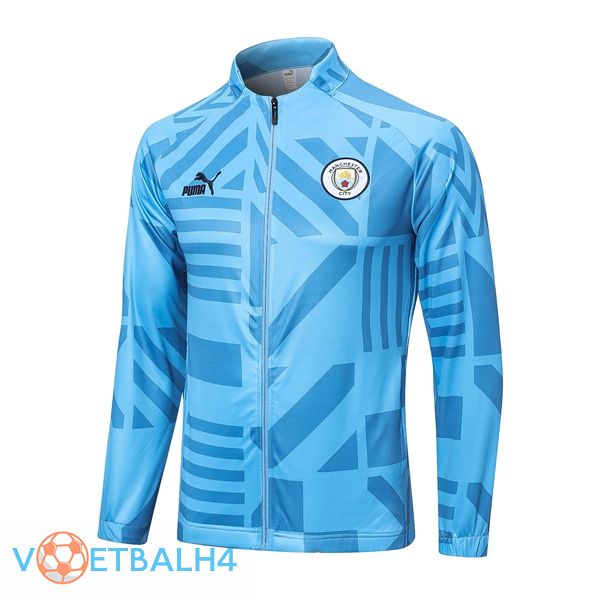 Manchester City trainingsjack blauw 2022/2023