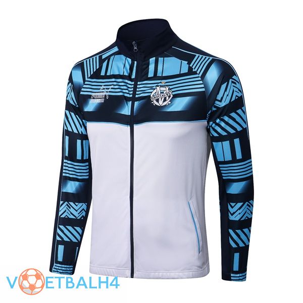 Marseille OM Trainingsjacke wit blauw 2022/2023