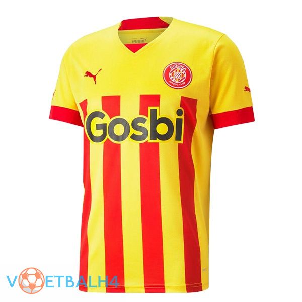 FC Girona voetbal jerseys uit geel 2022-2023