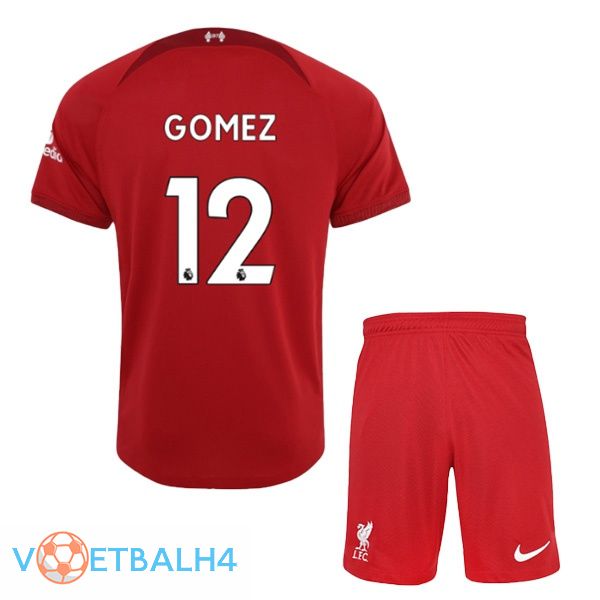 FC Liverpool (GOMEZ 12) jersey thuis kinderen rood 2022/2023