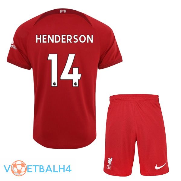 FC Liverpool (HENDERSON 14) jersey thuis kinderen rood 2022/2023