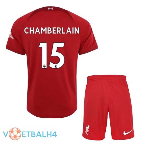 FC Liverpool (CHAMBERLAIN 15) jersey thuis kinderen rood 2022/2023