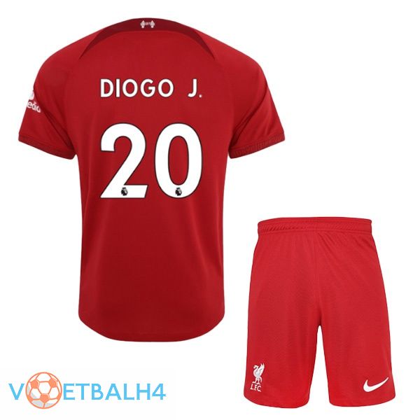 FC Liverpool (DIOGO J. 20) jersey thuis kinderen rood 2022/2023