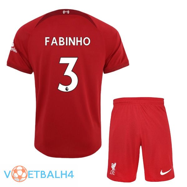 FC Liverpool (FABINHO 3) jersey thuis kinderen rood 2022/2023