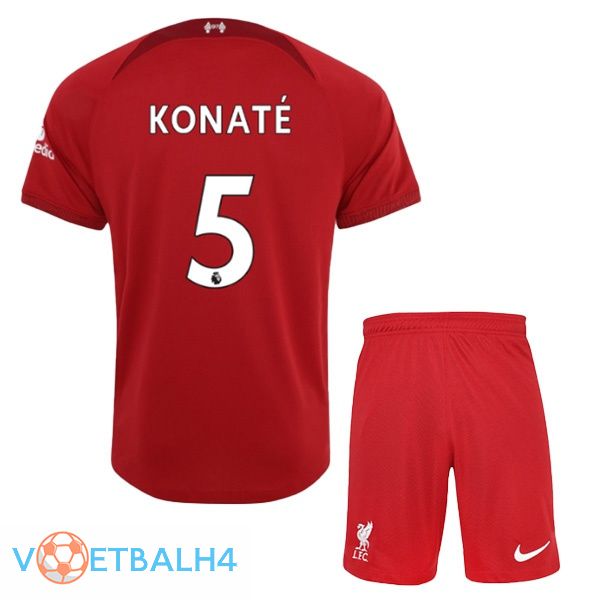 FC Liverpool (KONATE 5) jersey thuis kinderen rood 2022/2023