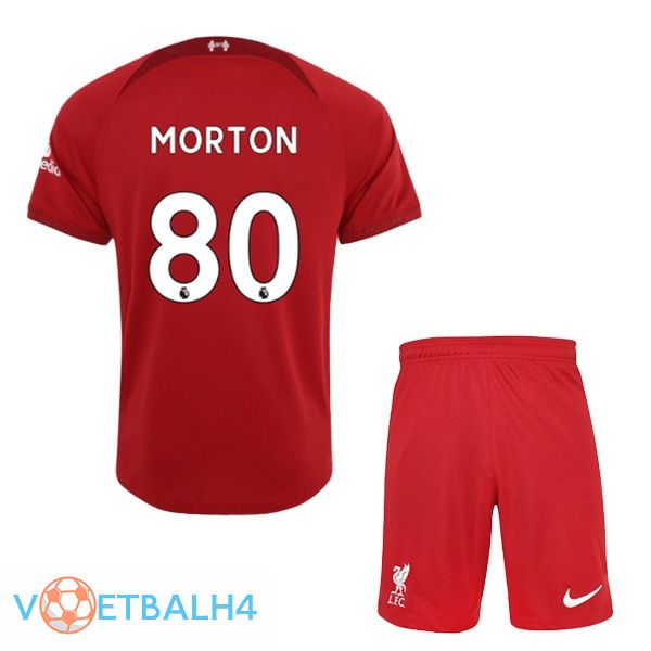 FC Liverpool (MORTON 80) jersey thuis kinderen rood 2022/2023