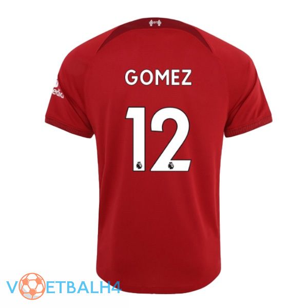 FC Liverpool (GOMEZ 12) jersey thuis rood 2022/2023