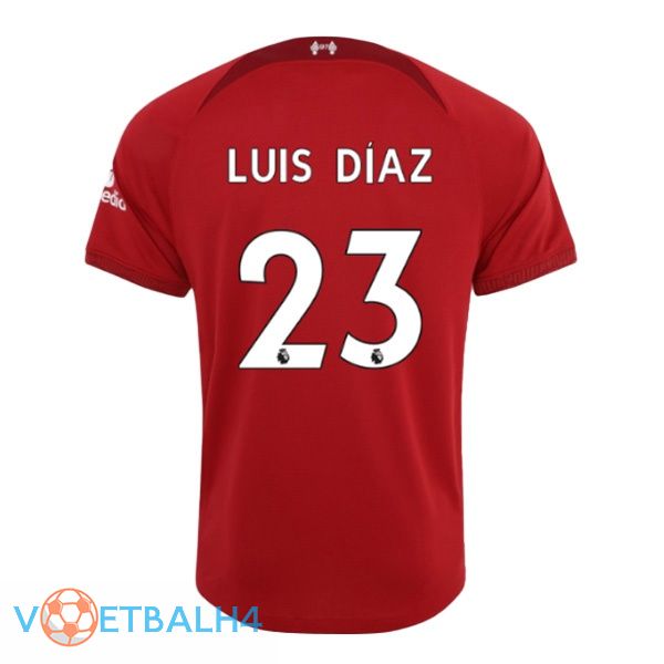 FC Liverpool (LUIS DÍAZ 23) jersey thuis rood 2022/2023