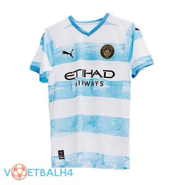 Manchester City 93:20 jersey blauw wit 2022/2023