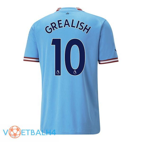 Manchester City (Jack Grealish 10) jersey thuis blauw 2022/2023