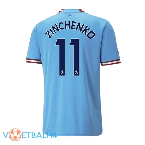 Manchester City (Zinchenko 11) jersey thuis blauw 2022/2023